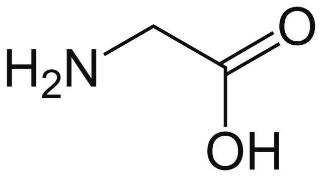 Glycine molecular structure