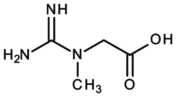 Creatine molecular structure